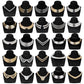 Fashion exaggerated metal hollow three-ring collar catwalk necklace clavicle chain jewelry