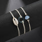 Accessories Popular Ladies Beach Foot Jewelry Retro Acrylic Seashell Anklet Set of 3 Jewelry
