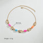 Bohemian Alloy Shell Necklace Fashion Polymer Clavicle Chain Necklace Ladies Jewelry