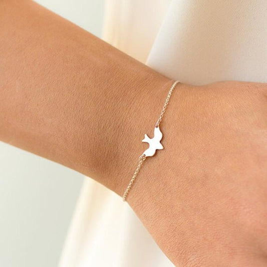 Small Animal Bracelet Exquisite Minimalist Bracelet Jewelry Simple Peace Dove Bracelet