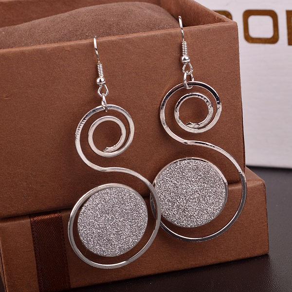 Personality Small and Versatile Frosted Earrings Fashion Ladies Earrings Girls Heart