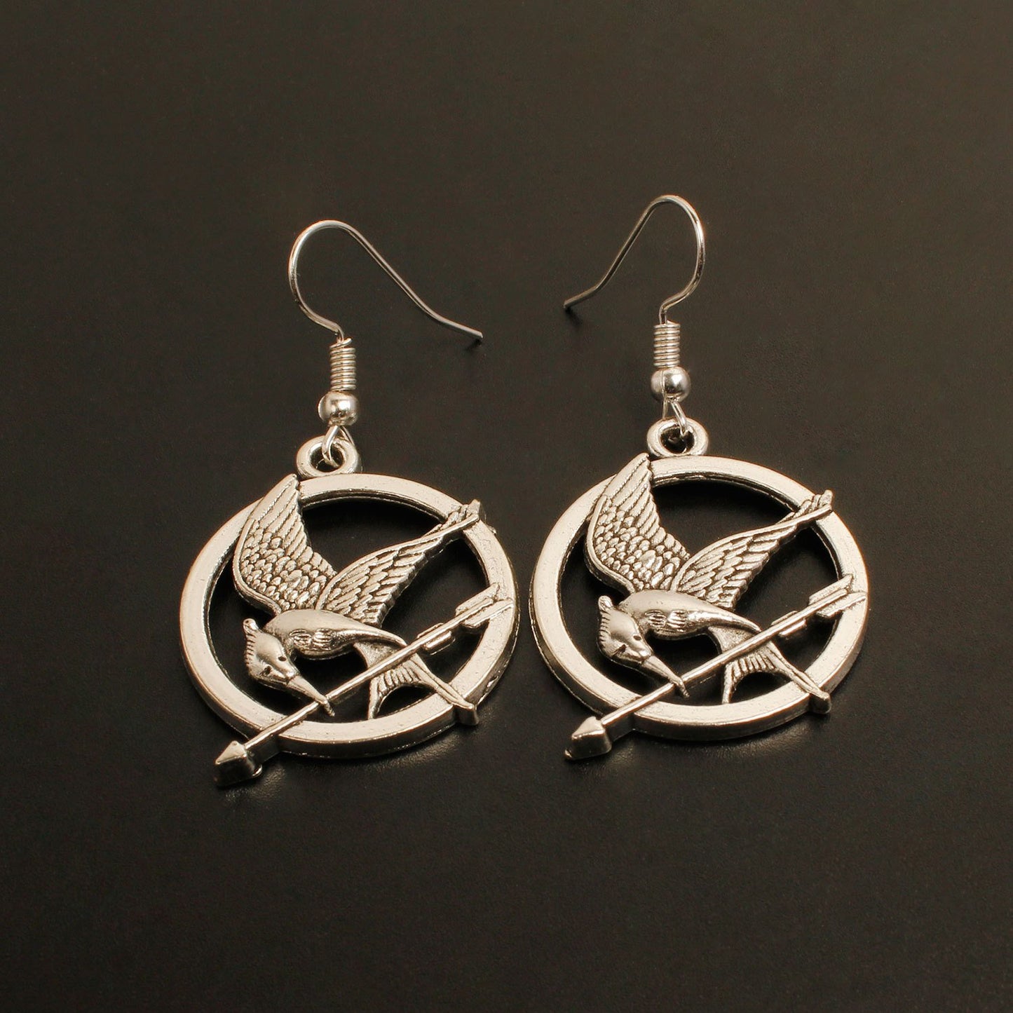 Jewelry The Hunger Games Logo Mockingjay Earrings Movie thehuntergames Stud Earrings