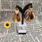 Simple Fashion Fold Shiny Stud Earrings Carnival Party Earrings Earrings Floor Stall Jewelry