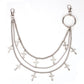 Hip-hop fashion metal multi-layer cross hanging buckle chain street trend personality pants matching