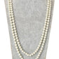 Fashion Simple Pearl Necklace Fashion Multilayer Sweater Chain Clavicle Chain Jewelry