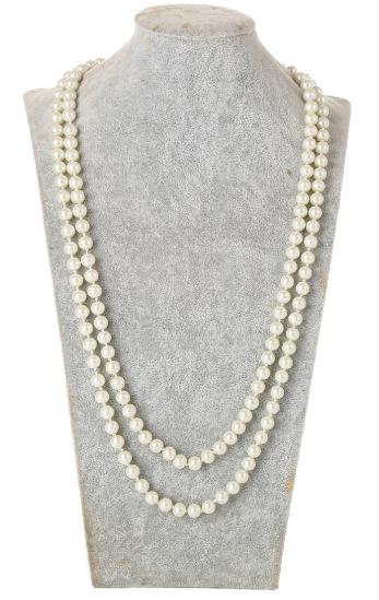 Fashion Simple Pearl Necklace Fashion Multilayer Sweater Chain Clavicle Chain Jewelry