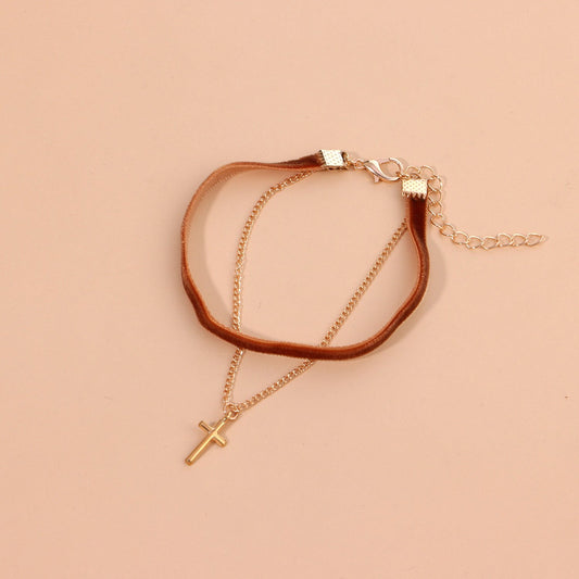 Ladies Cross Winter Cheap Delicate Bracelet Boutique Gift