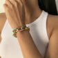 Jewelry Fashion Simple Color Painting Oil Chain Necklace Hip Hop Trend Geometric Single Layer Necklace Women