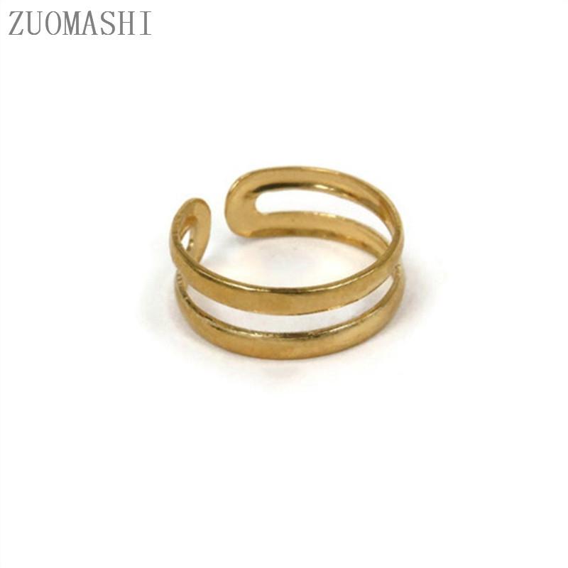 Stainless steel geometric figure foot ring creative simple adjustable foot ring