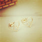 Overseas, cute heart stud earrings, mountain stud earrings, classic and versatile accessories