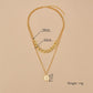 Fashionable simple British queen head necklace retro thick chain collarbone chain necklace jewelry