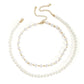 New Year Pearl Set Chain Clavicle Chain Niche Design Sense Short Fashion Choker Necklace Female