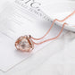 Openable Multi-layer Photo Box Photo Pendant Hollow Wings Folding Necklace Jewelry