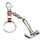 Pirate Hammer Alloy Pendant Keychain Bronze Antique Silver Quality Accessories Car Key Ring Bag Pendant