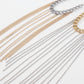C362 Simple Tassel Geometric Body Chain Personalized Retro Exaggerated Punk Dance Night Hit Color Waist Chain
