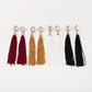 E1711 Ethnic Tassel Earrings Female Bohemian Leisure Vacation Earrings Exaggerated Retro Earrings