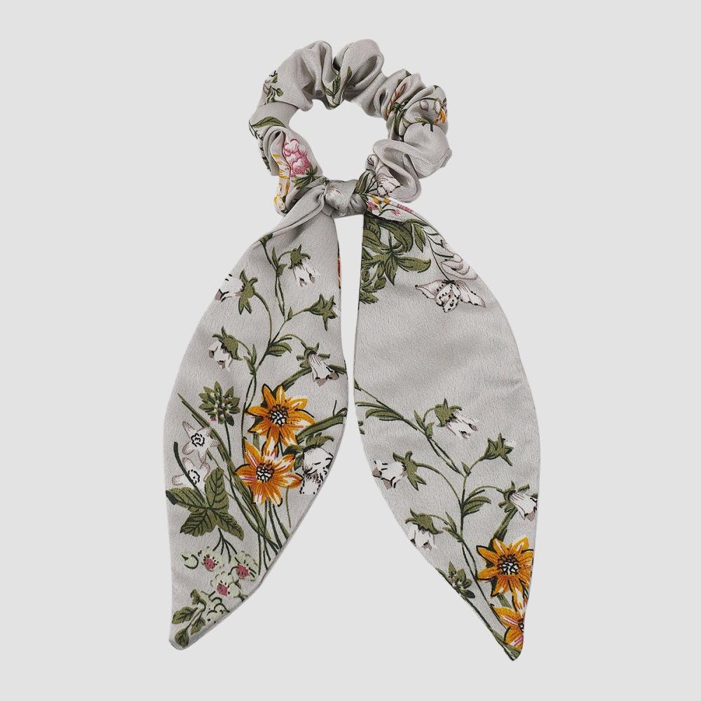 F3985 Retro Fashion Net Red Hair Band Ribbon Spring Summer Small Fresh Fabric Flower Simple Headwear