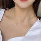 Ins net red simple double-layer pearl necklace temperament short collarbone chain female tide choker necklace