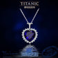 Jewelry Fashion Classic Ocean Star Crystal Necklace Simple Heart Pendant
