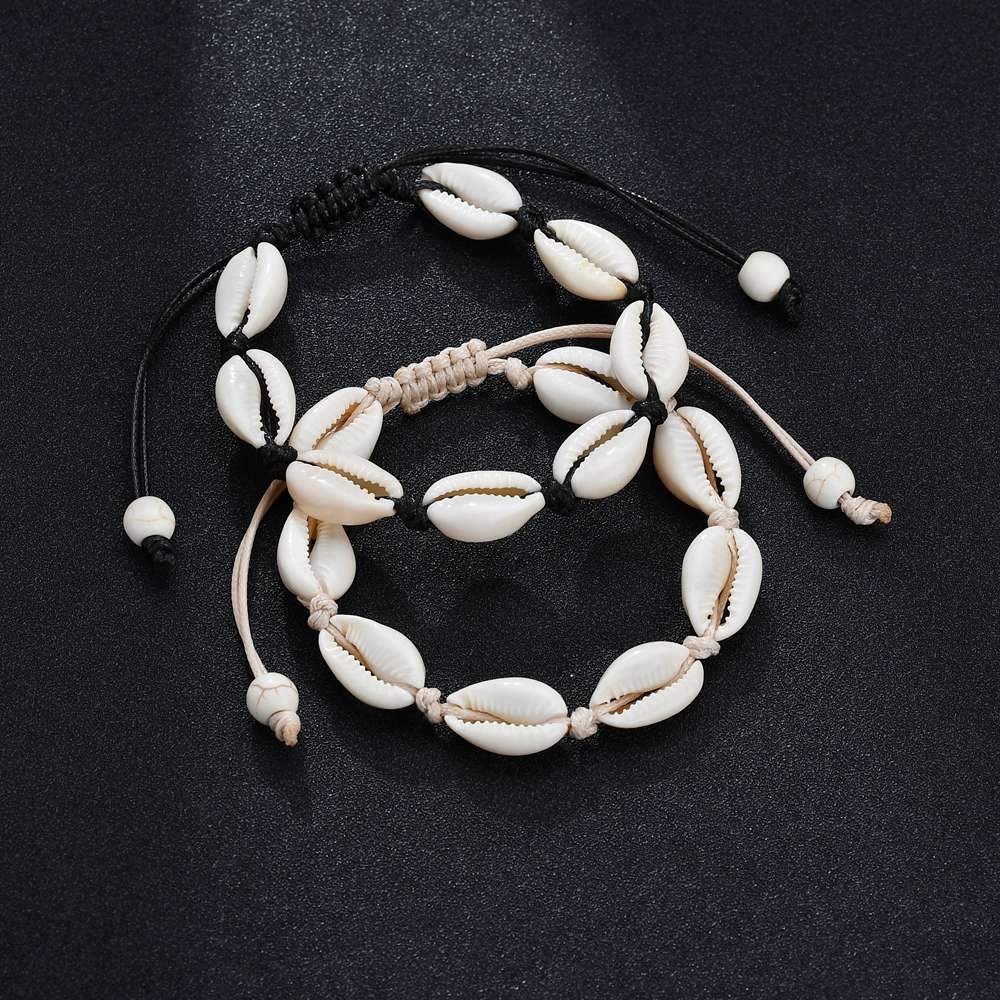 Jewelry Personality Creative Hawaii Love Casual Hand Decoration Shell Braided Bracelet