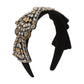 F4668 Baroque exaggerated full diamond flower fabric headband palace light luxury geometric fashion headband female