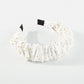 F548 Simple niche retro pleated five-pointed star headband autumn and winter style French temperament flannelette headband hairpin female
