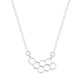 Hexagon Honeycomb Necklace Minimalist Accessories Delicate Clavicle Chain