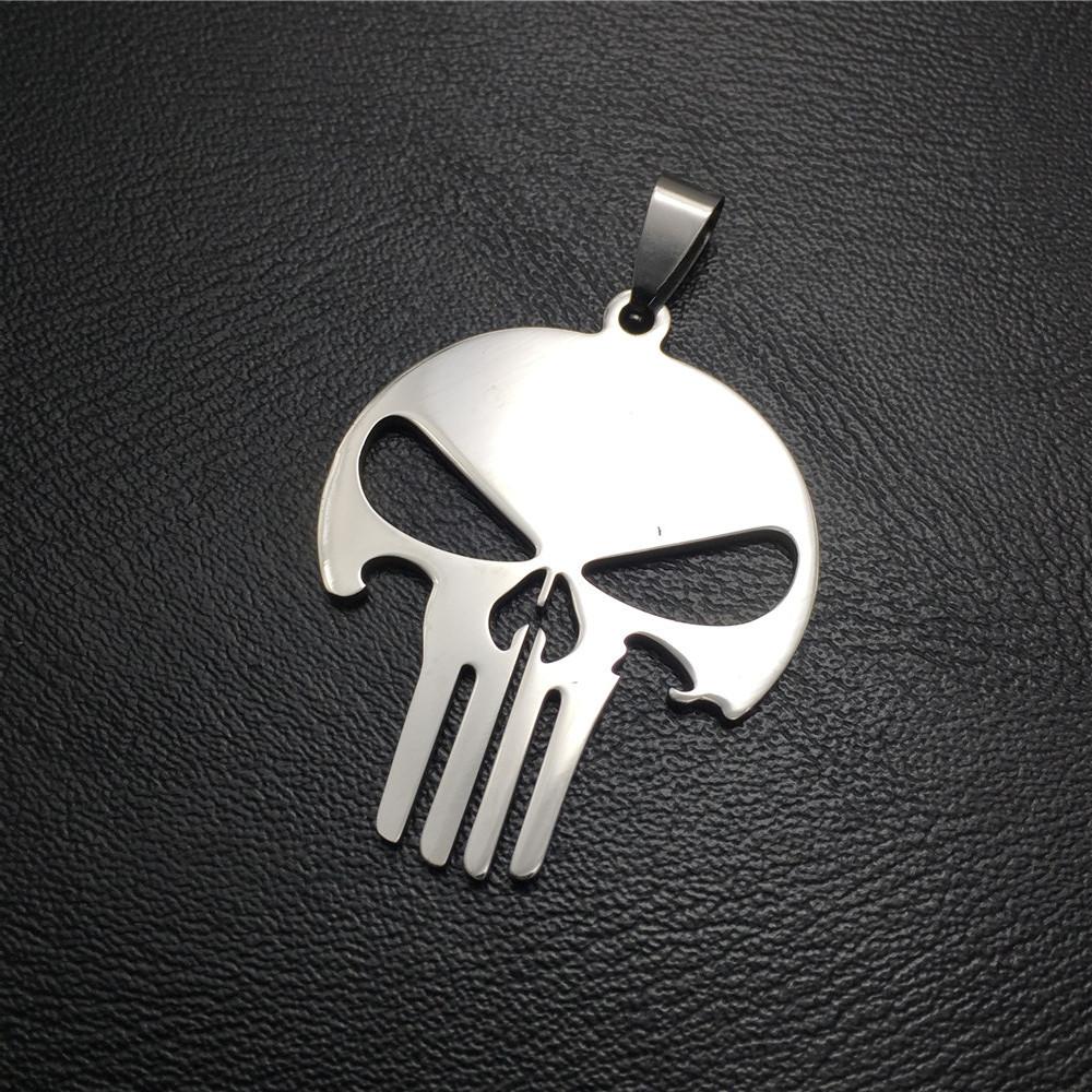 Skull Counter-Strike Blade Anchor Cross Titanium Steel Pendant Stainless Steel Metal Necklace Accessories Collection