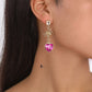E9984 Jewelry rhinestone spider Halloween element earrings punk personality love exaggerated earrings female