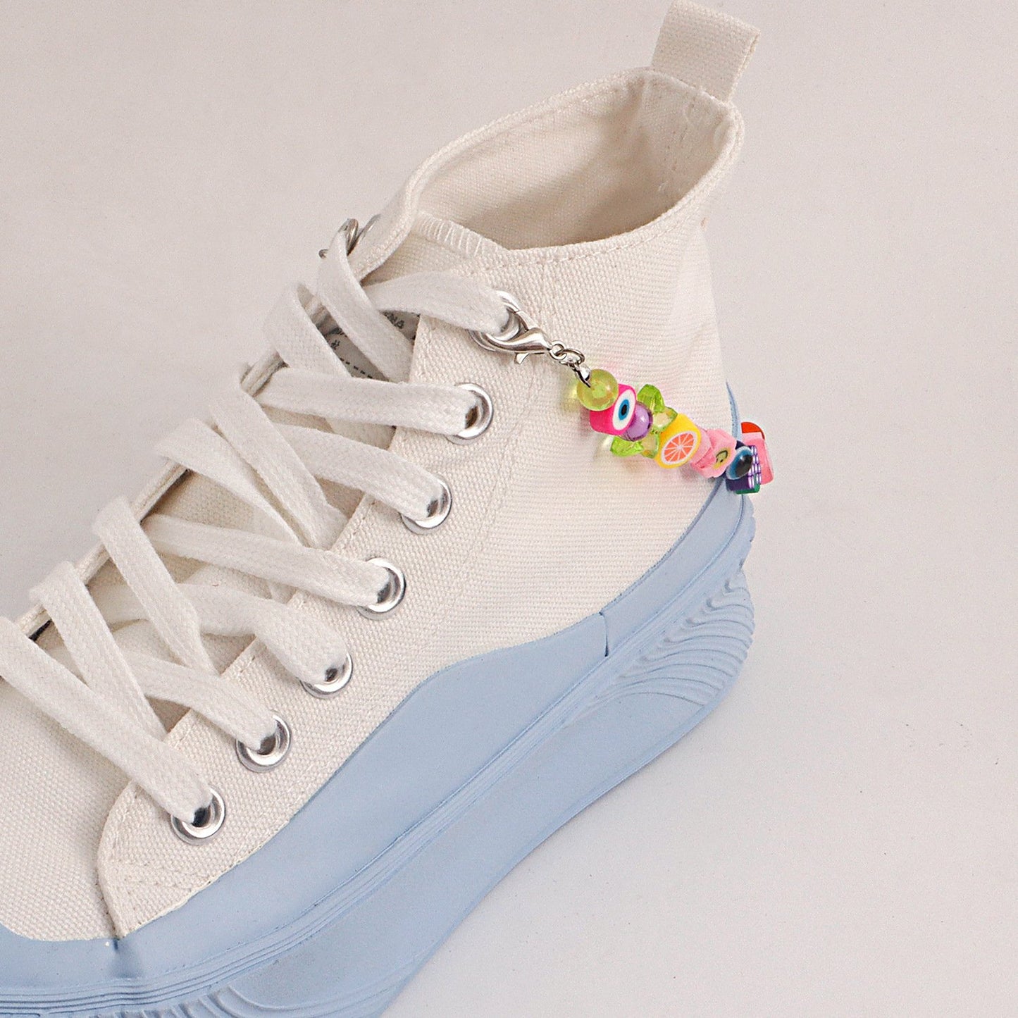 Jewelry Bohemian multi-element HAPPY letter soft pottery foot decoration female trend creative shoe chain