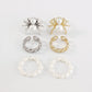 R763 Sweet Hand Jewelry Female Imitation Pearl Alloy Creative Chain Spider Ring Exaggerated Cold Ring