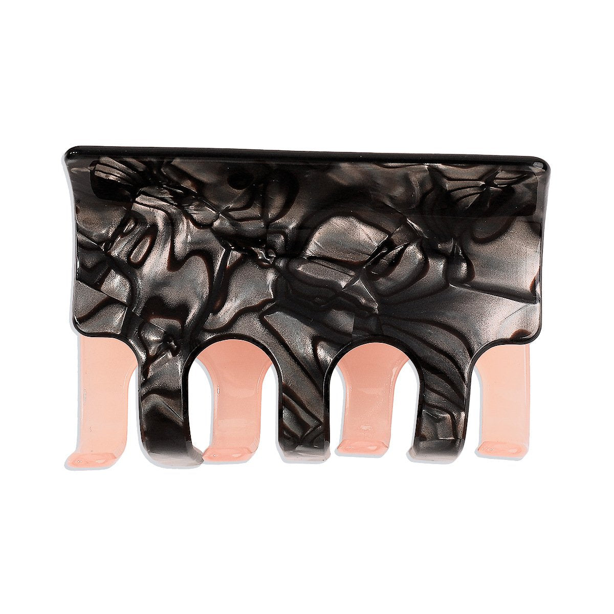 F4479 Acetic acid plate two-color fashion shark hair clip sweet checkerboard small fresh temperament clip female