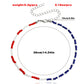 Jewelry simple fashion red blue white necklace female necklace personality all-match cold design sense necklace