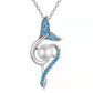 Explosive Mermaid Tail Pearl Pendant Necklace Female Niche Design Sense Jewelry Jewelry Gift