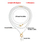 Jewelry Retro Imitation Pearl Stacked Woven Baroque Necklace Niche Beaded Chain Versatile Necklace