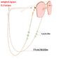 Glasses chain Mask hanging chain Fashion geometric glass glasses hanging chain Sunglasses chain