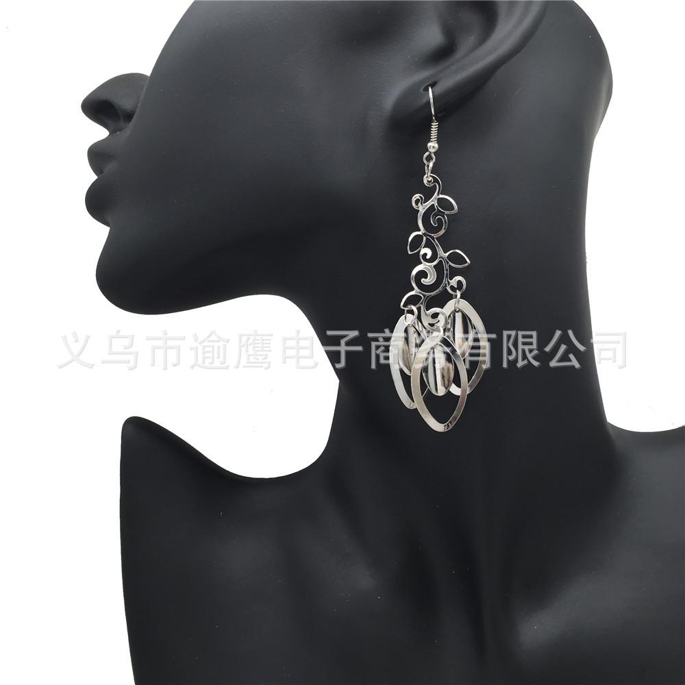 Swallowtail Wreath Multi-layer Ladies Earrings Versatile Earrings Floor Stall Jewelry