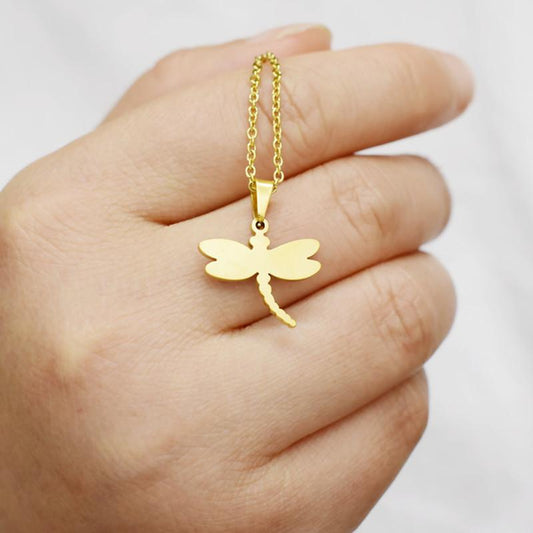 Butterfly Necklace Female Simple Personality Chain Bone Net Red Simple Small Fresh Jewelry Necklace Titanium Steel Necklace Female