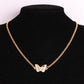 Jewelry Trend Single Butterfly Pendant Necklace Simple Fashion Versatile Women's Necklace