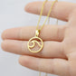 Explosive Simple Wave Necklace Beautiful Ocean Wave Stainless Steel Jewelry
