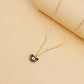 Jewelry ins color dripping oil butterfly devil eye pendant necklace female explosion