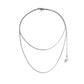 Jewelry cold metal snake bone chain multi-layer necklace female simple special-shaped imitation pearl necklace