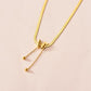Fashion Creative Stainless Steel Star Moon Sexy Elegant Pendant Titanium Steel Double Layer Necklace Versatile Ornate Jewelry Women