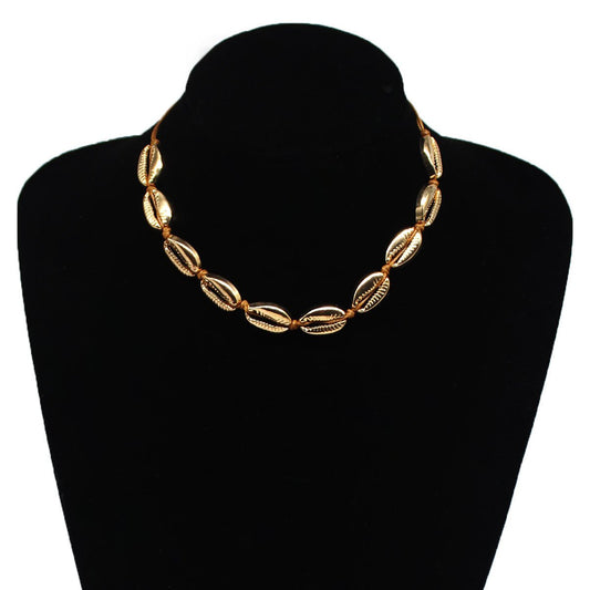 Jewelry bohemian fashion all-match necklace alloy shell necklace female