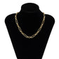 Jewelry Simple Metal Geometric Chain Necklace Female Hip Hop Fashion Clavicle Chain Versatile Necklace