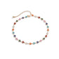 Jewelry Sweet Color Drop Nectarine Heart Necklace Female Simple Metal Chain Clavicle Necklace
