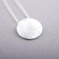 Popular jewelry exquisite round cake brushed plated clavicle chain supply