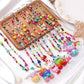 Design sense cartoon monster pink rabbit pendant necklace year ins niche hip-hop color collarbone chain