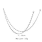 Mask anti-drop lanyard simple stainless steel pig nose chain multi-purpose mask hanging chain glasses chain