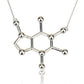 Jewelry Chemical Molecule Caffeine Pendant Necklace